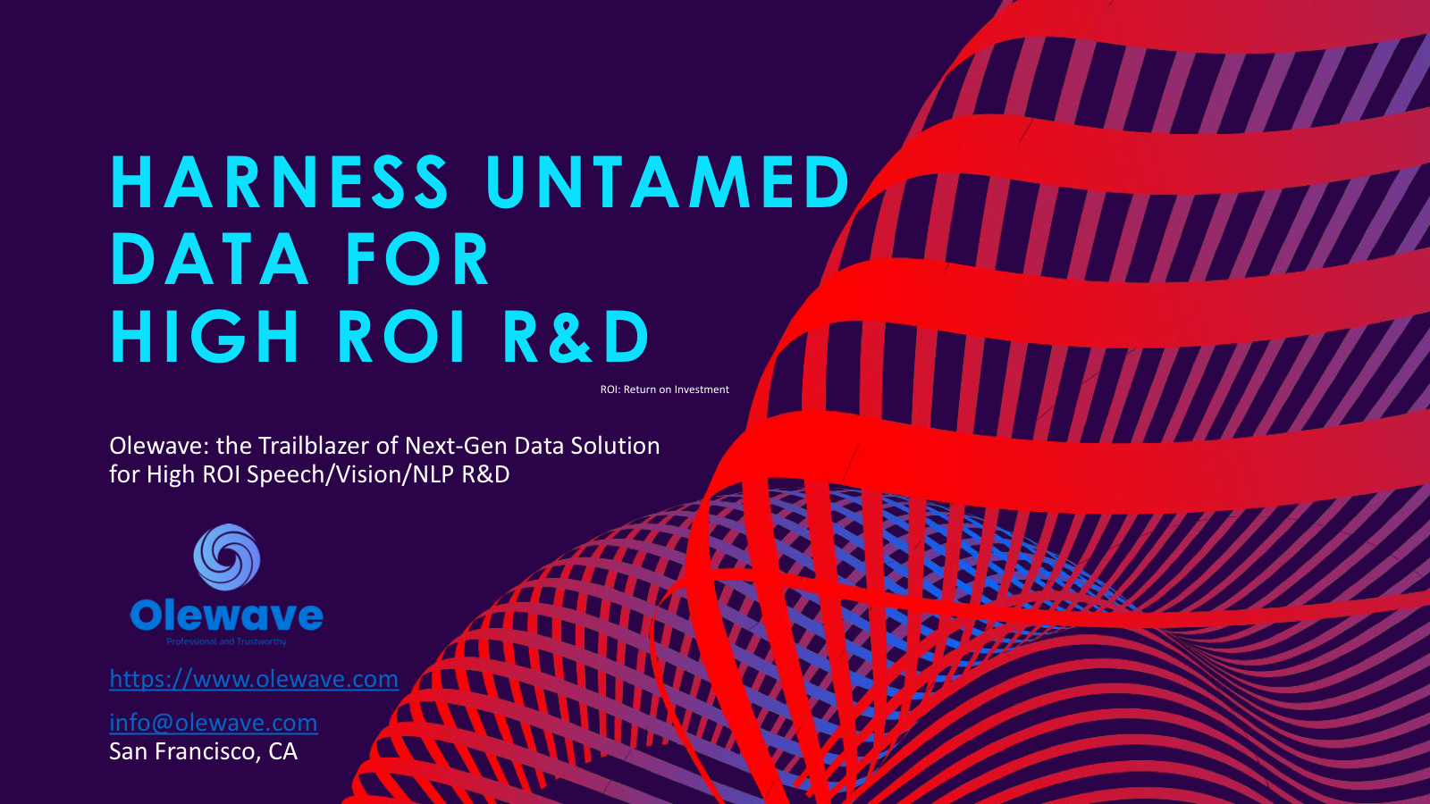 Harnessing Wild Data for High-ROI Speech R&D — Our ICASSP 2024 Spotlight