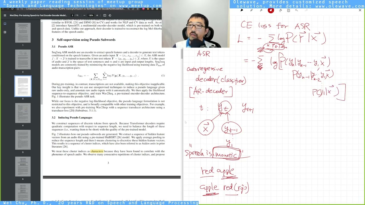 [Long Review] Wav2Seq: Pre-training Speech-to-Text Encoder-Decoder Models Using Pseudo Languages